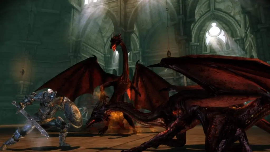 dragon age origins awakening fight scene