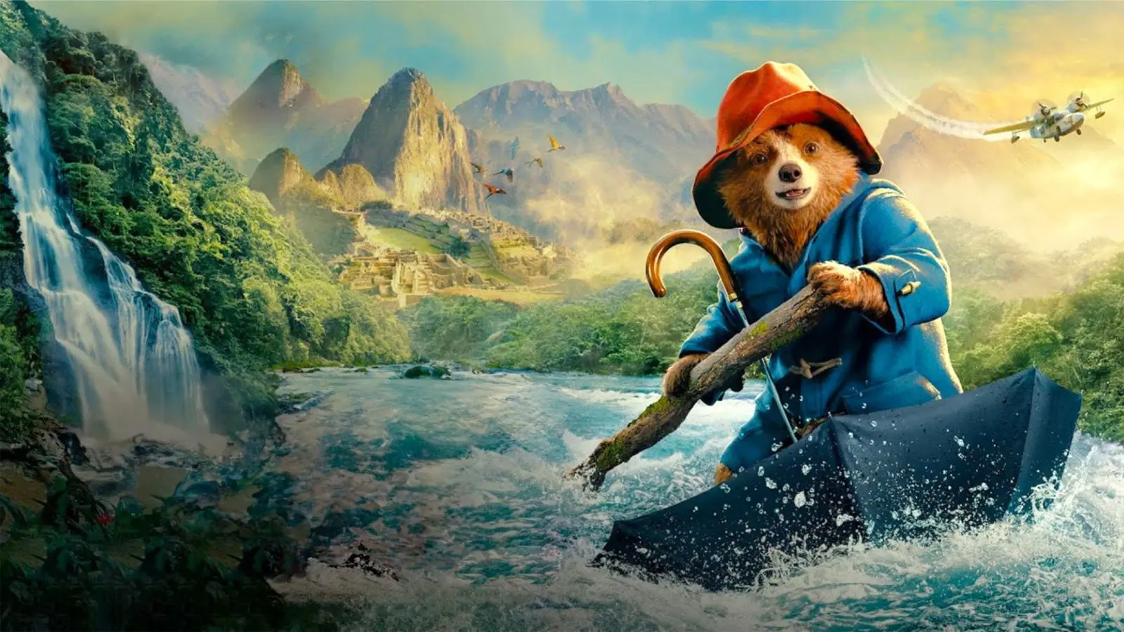 Promotional shot for Paddington in Peru