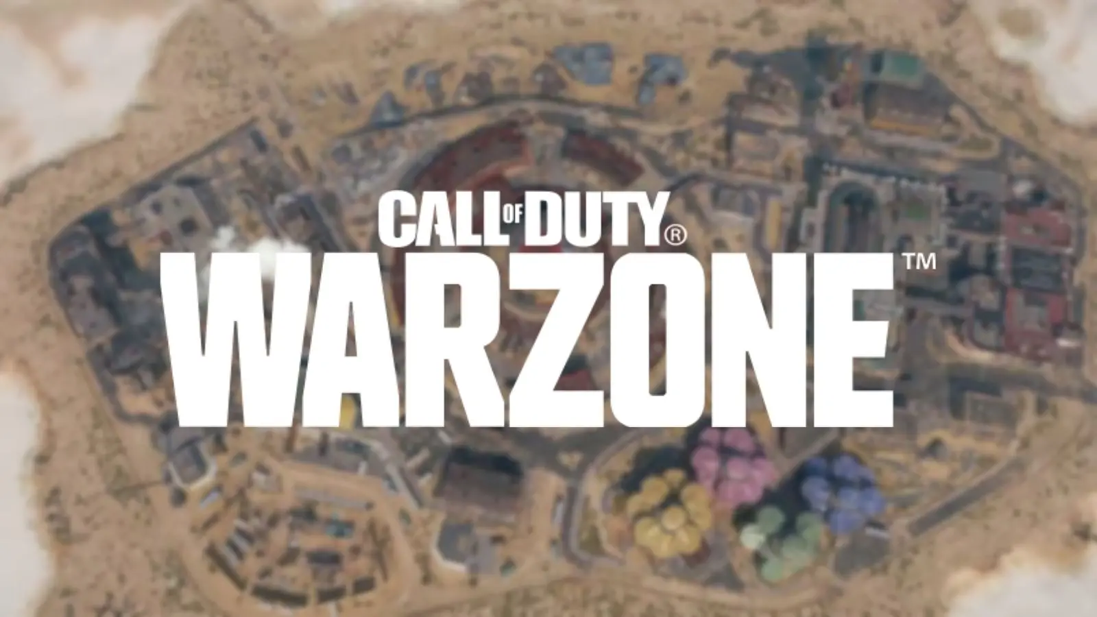 Warzone logo over new Area 99 map