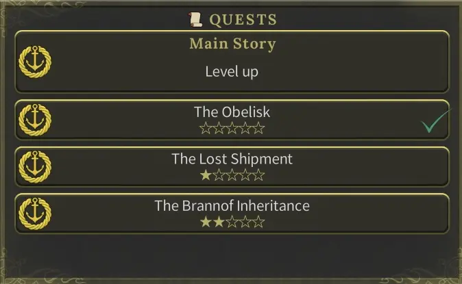 brighter shores quests