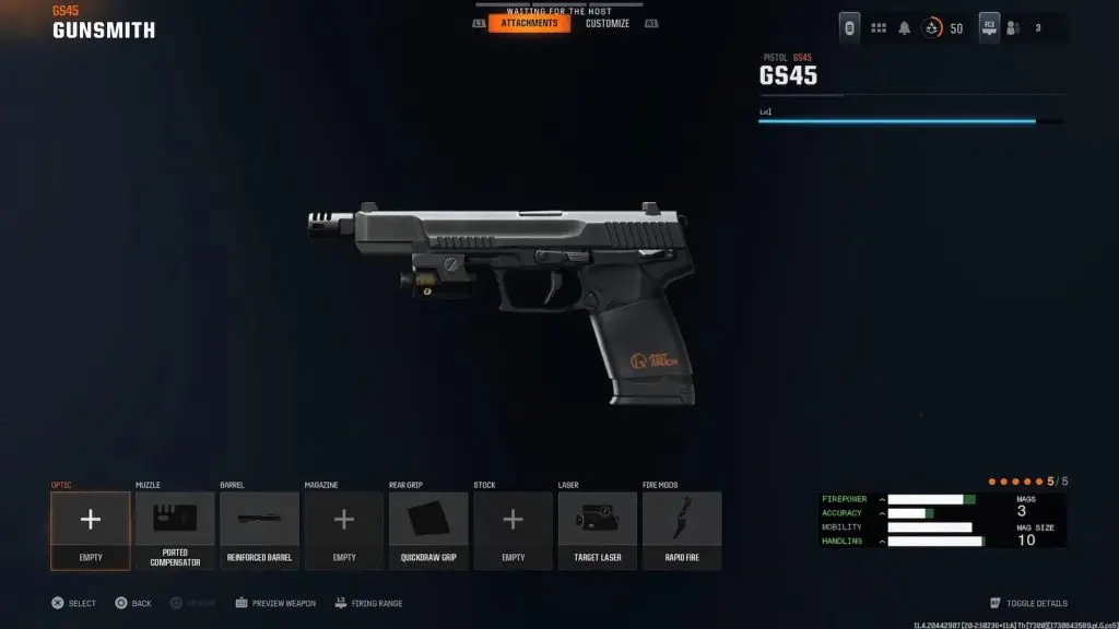 GS45 loadout in Black Ops 6