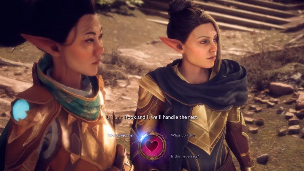 Bellara Flirting Dragon Age