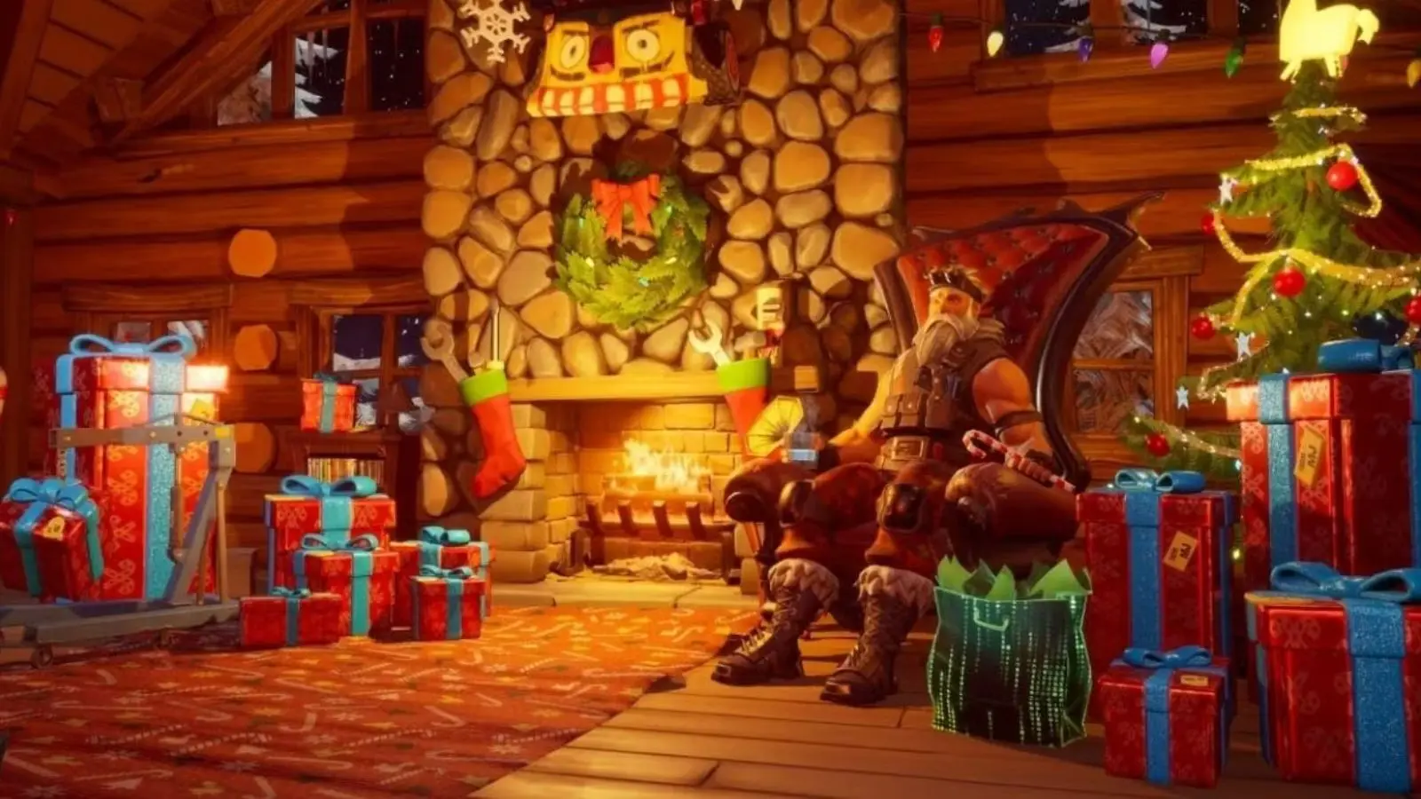 Cabin in Fortnite Winterfest