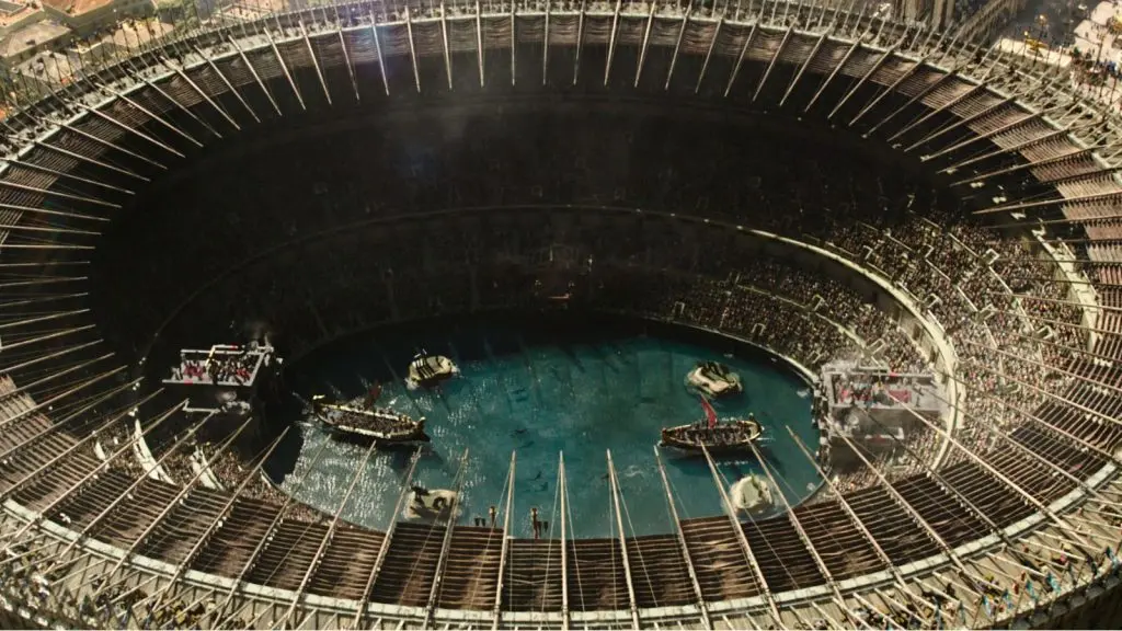 The Colosseum in Gladiator 2