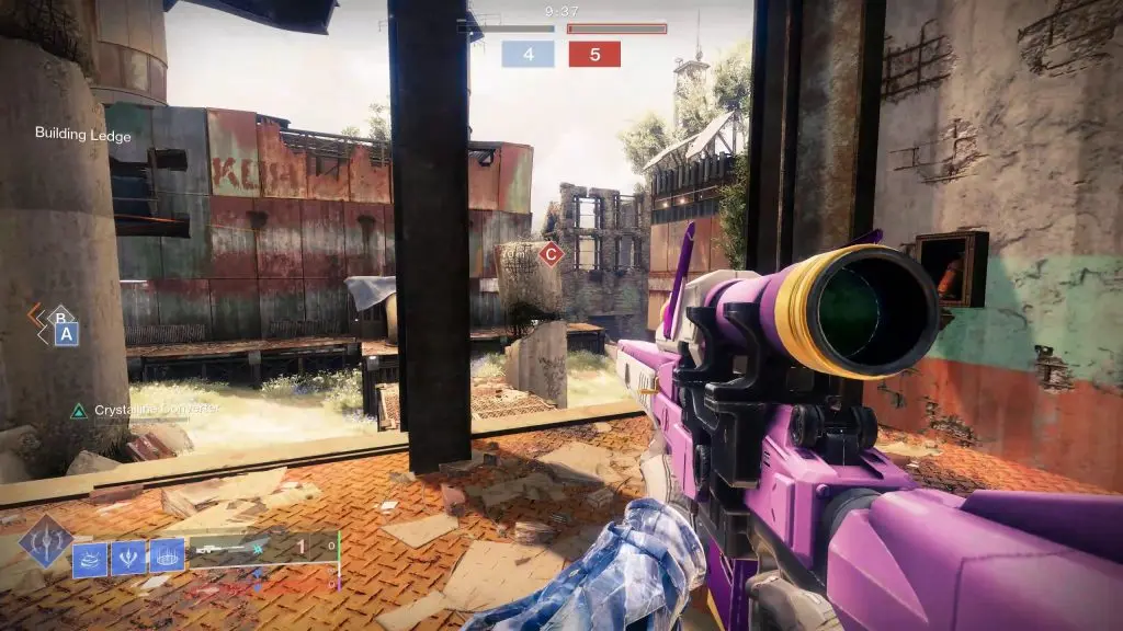 The Mechabre sniper rifle being used in Destiny 2 PvP.