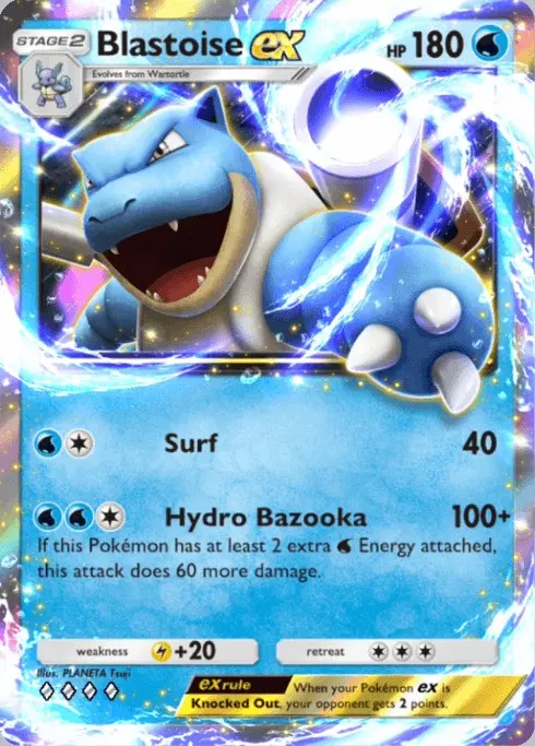 Blastoise ex Genetic Apex