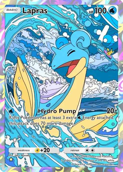 Lapras Illustration Rare genetic Apex