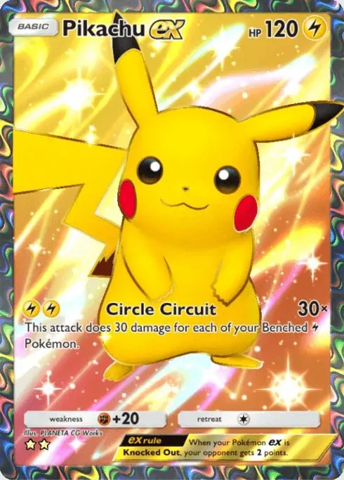 Pikachu full art Genetic Apex