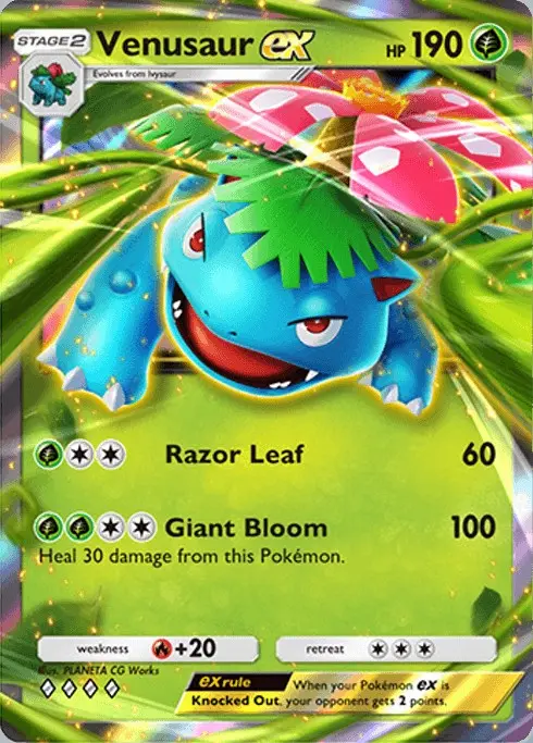 Venusaur ex 1 Genetic Apex