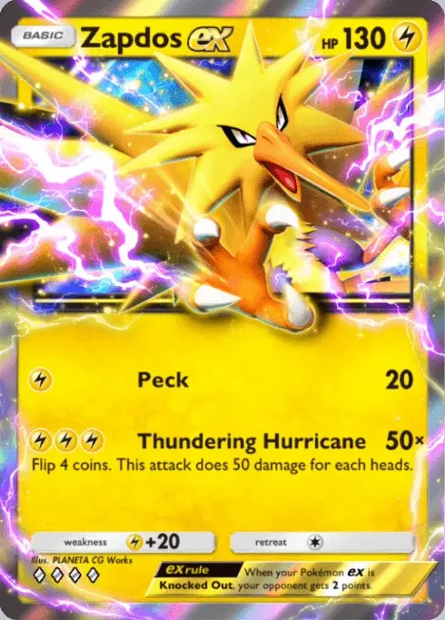 Zapdos ex Genetic Apex