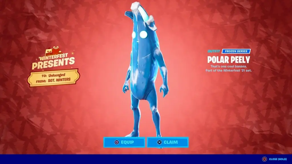 polar peely fortnite