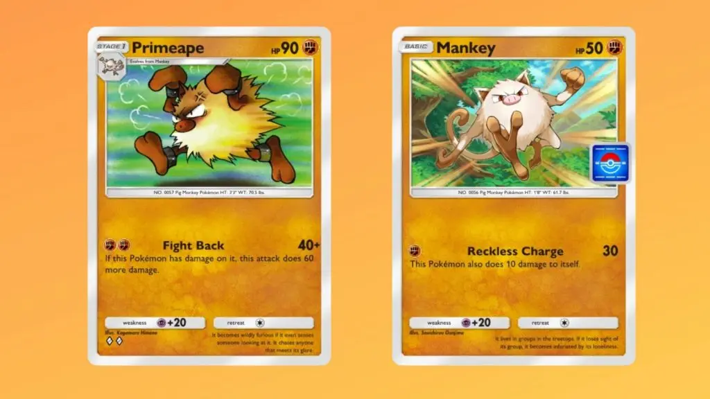 Primeape Pokemon TCG Pocket