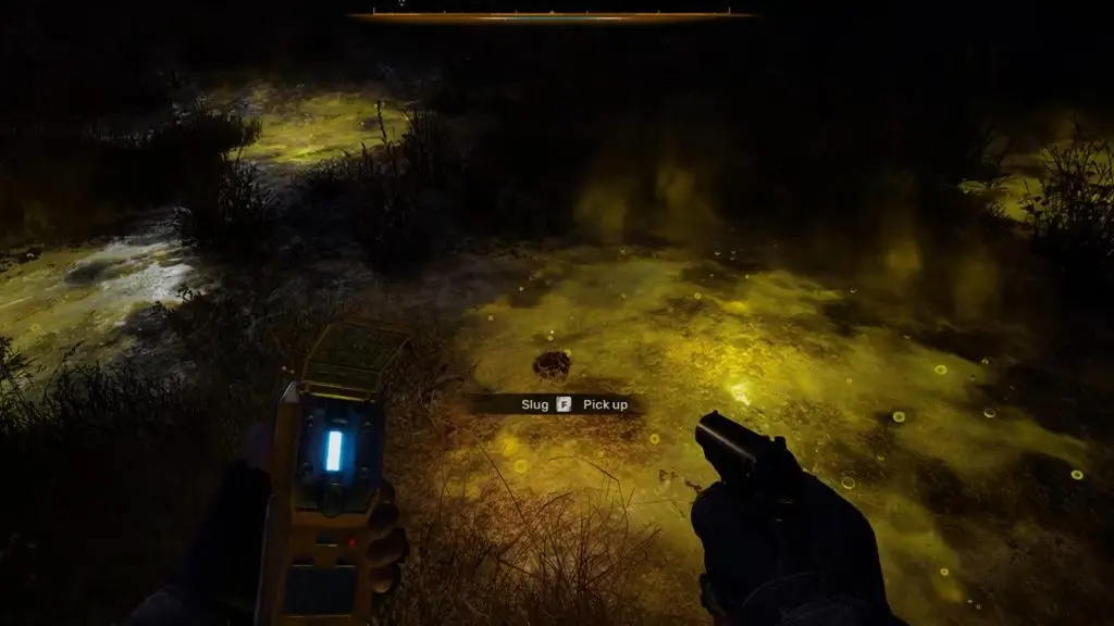 Using the scanner on artifacts in Stalker 2