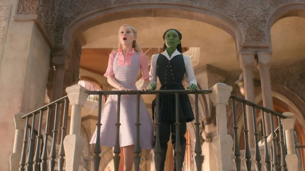 Glinda and Elphaba in Wicked Part 2