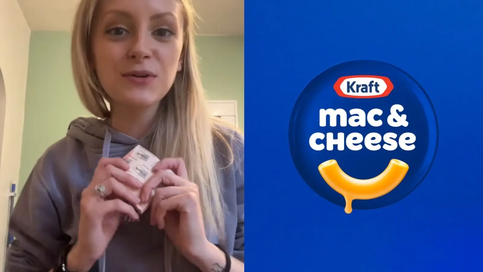 glutne-free Kraft Mac and cheese has no cheese packets