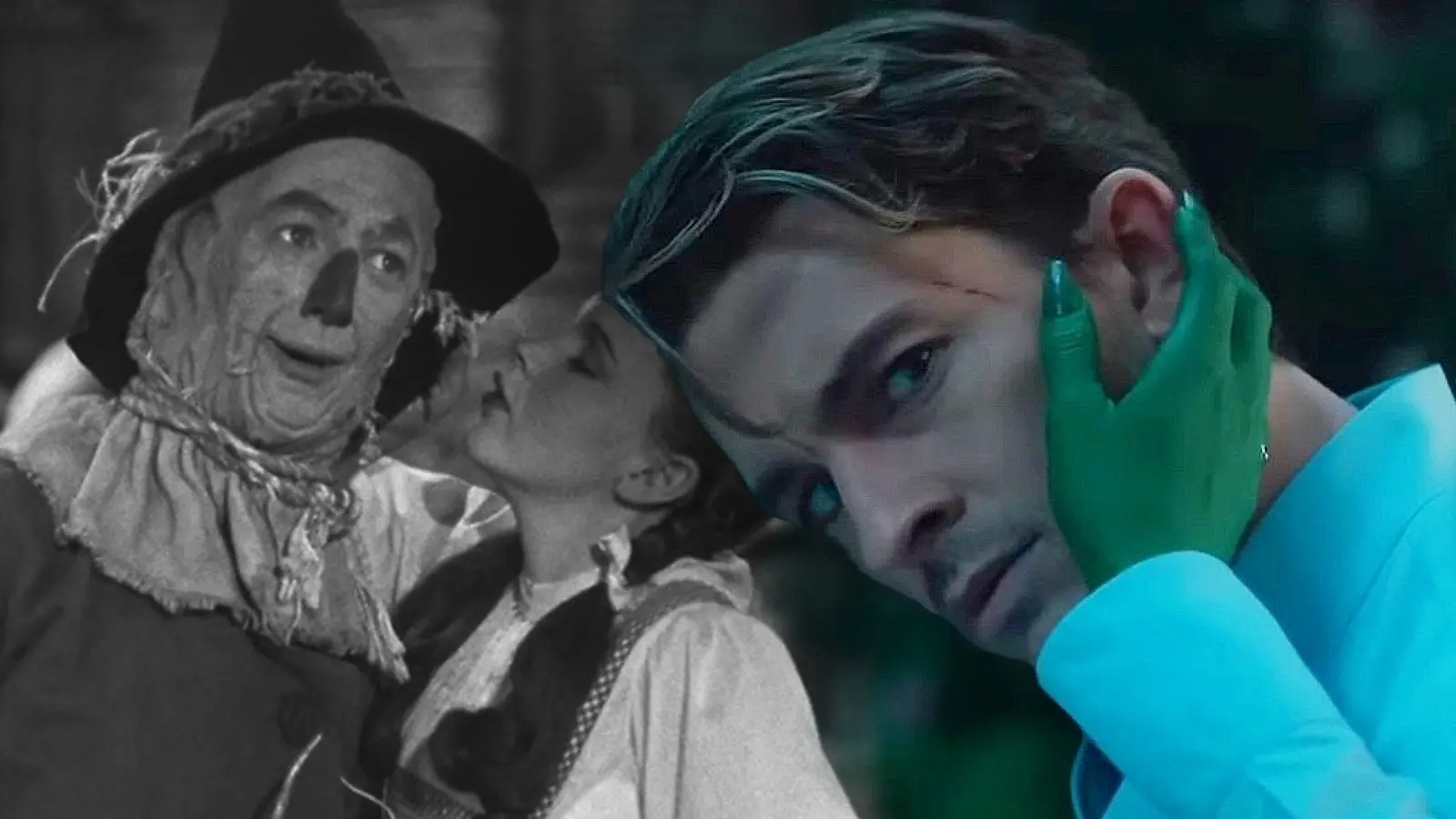 The Scarecrow in Wizard of Oz and Fiyero in Wicked