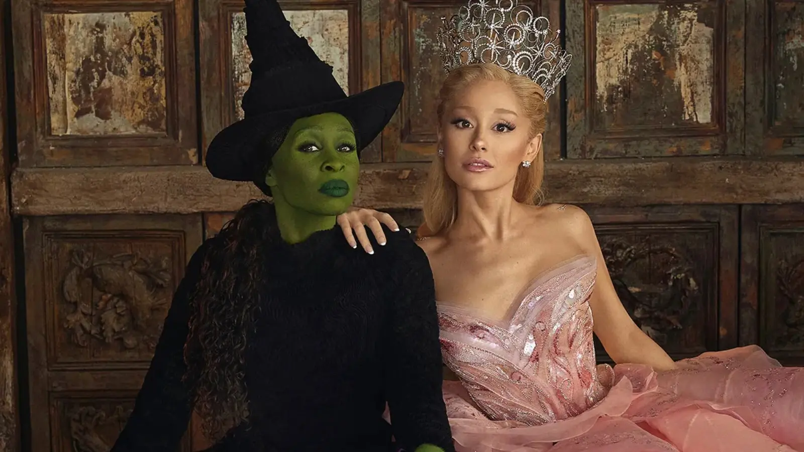 Elphaba and Glinda in Wicked