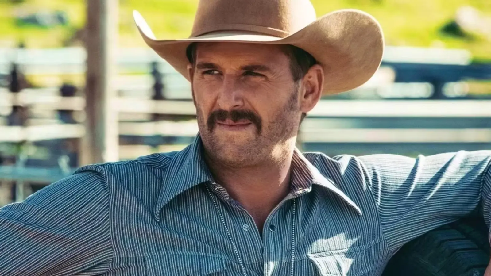 Josh Lucas as Young John Dutton in Yellowstone