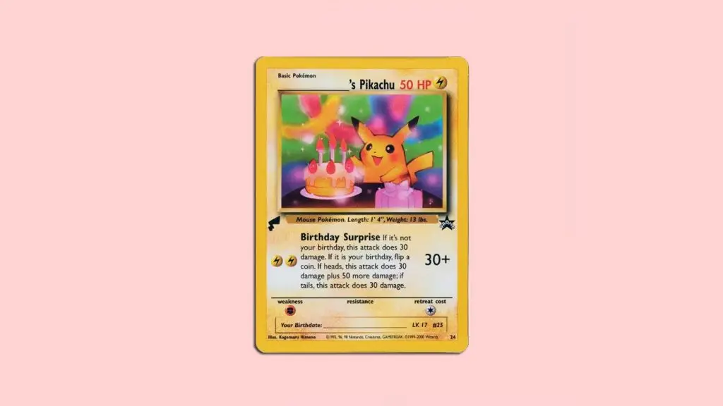 Pokemon Trading Card Game ____'s Birthday Wizard Promo