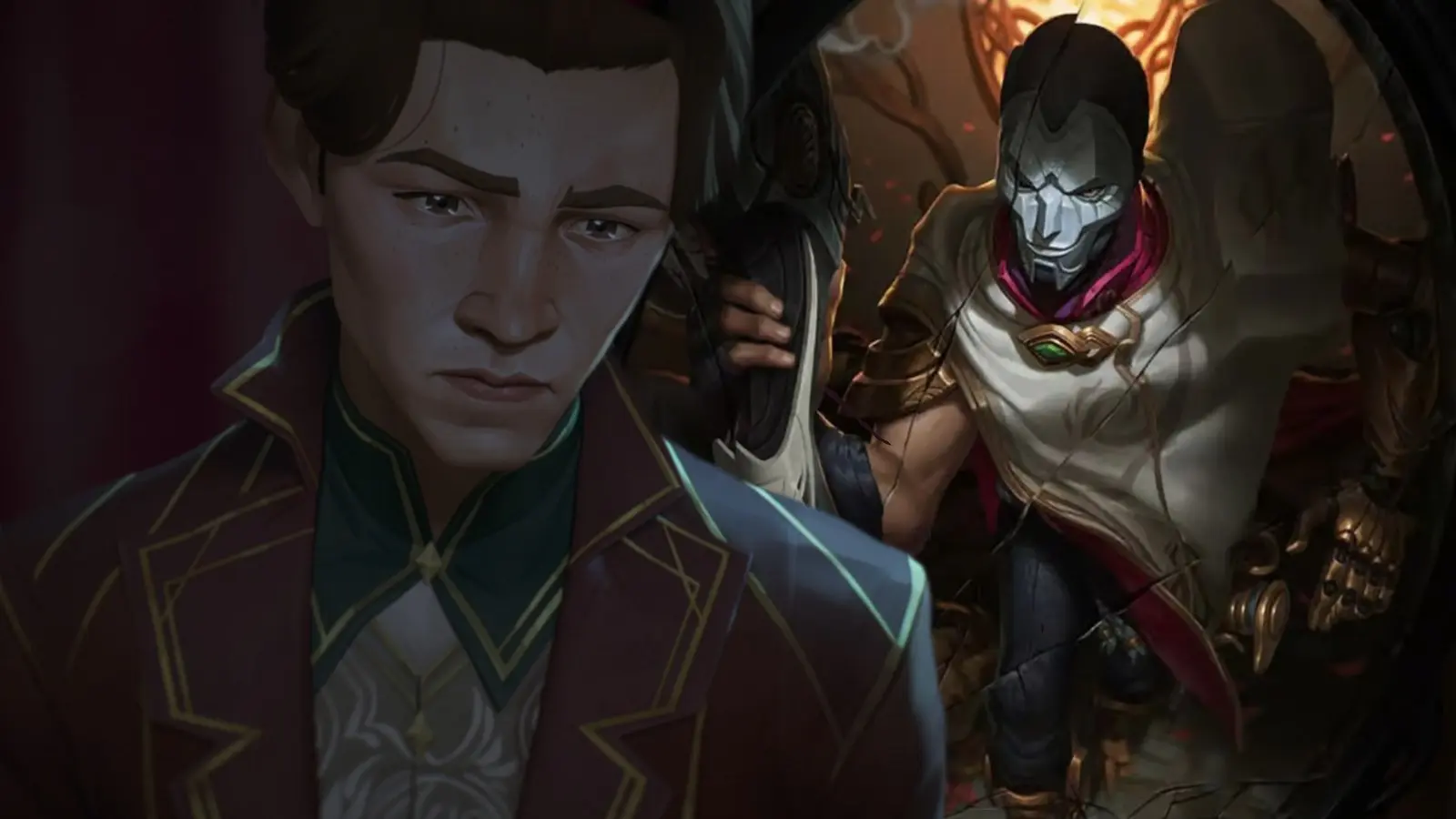 New Arcane character and Jhin in League of Legends