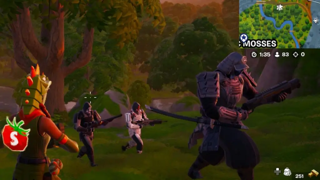 A screenshot featuring Demon Warriors in Fortnite.