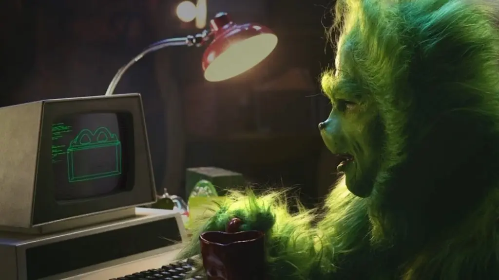 The Grinch Meal is based off of the 2000 film, How the Grinch Stole Christmas.