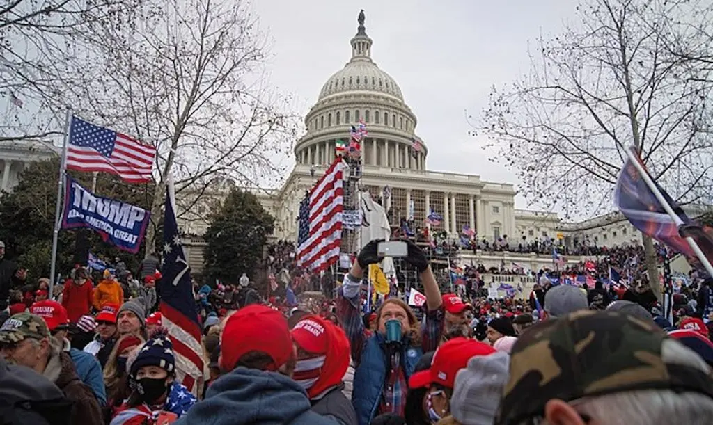 Still from the 2021 Capitol attack on January 6