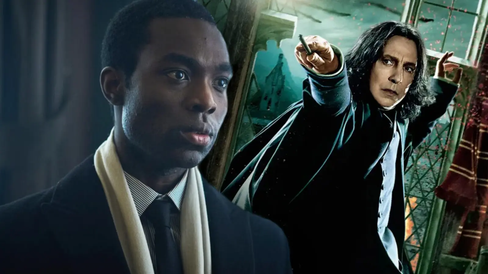 Paapa Essiedu in Gangs of London and Alan Rickman in Harry Potter