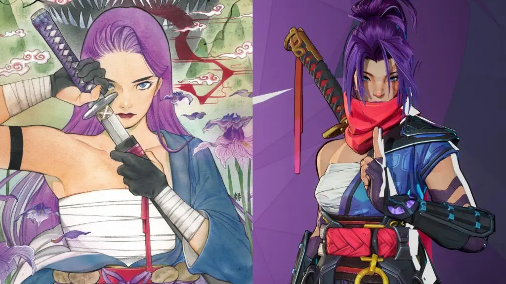 psylocke side by side marvel rivals demon days