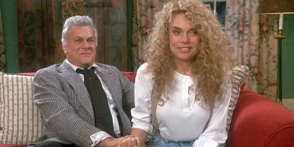 Dyan Cannon as Elizabeth Blane and Tony Curtis as Alexander Yardley in Christmas in Connecticut