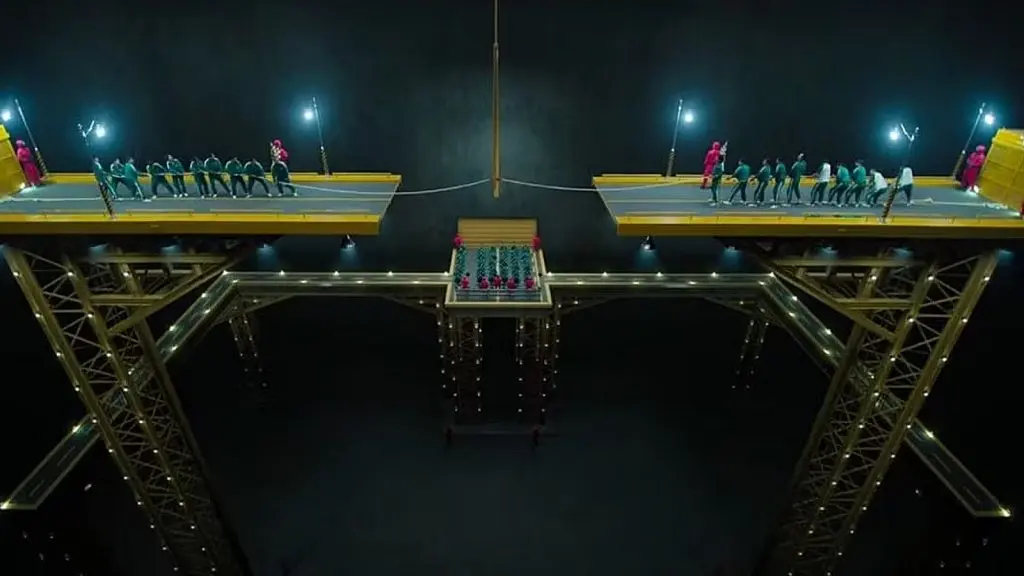 The Tug of War challenge in Squid Game