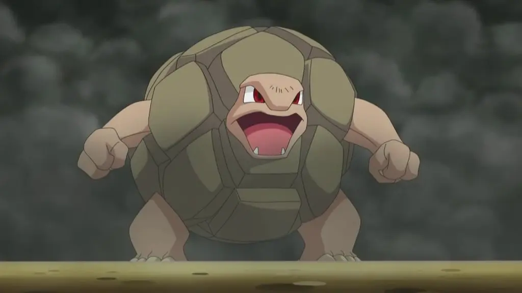 Pokemon black and white anime Golem