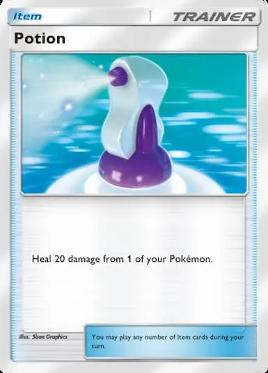 Pokemon TCG Genetic Apex Promo Potion