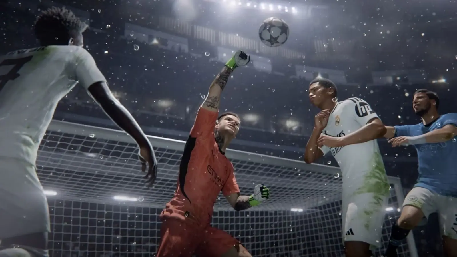Ederson punching ball in EA FC 25