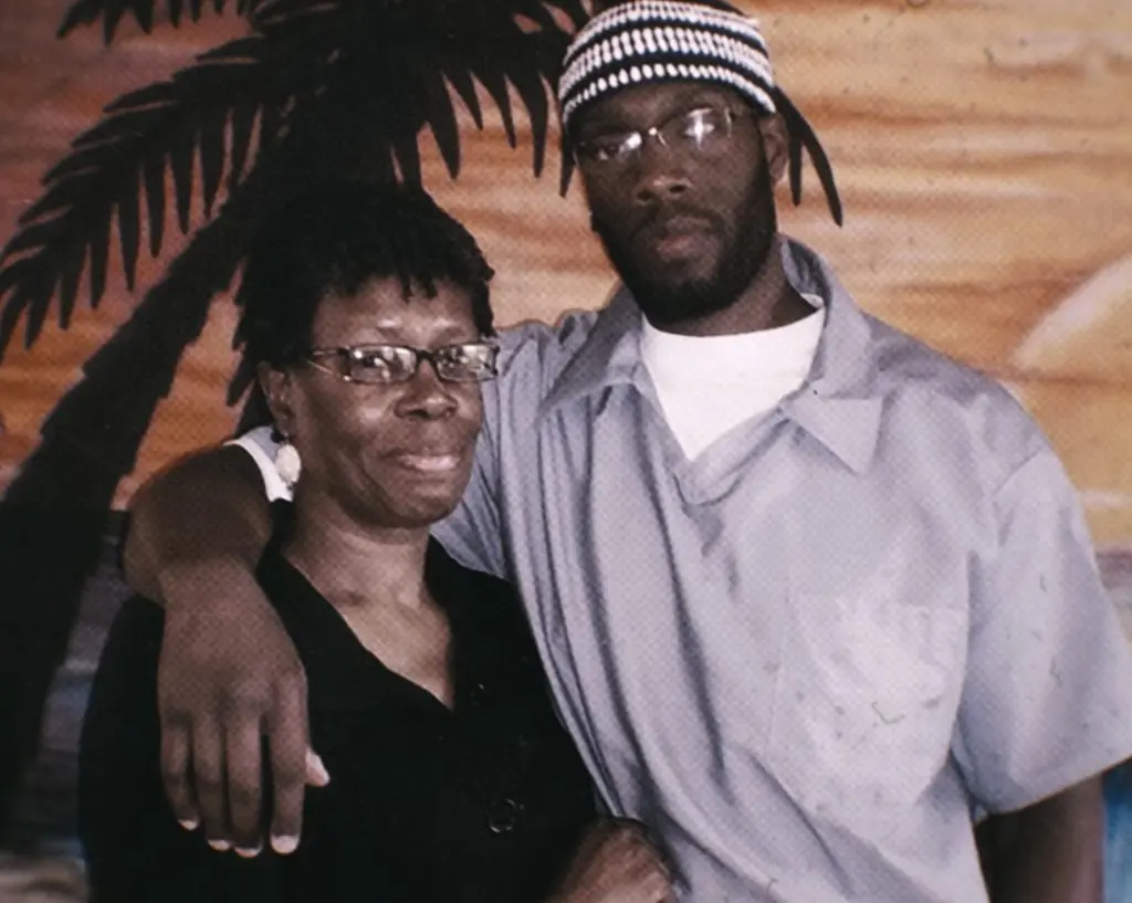 Walter Triplett Jr with his mother Mary