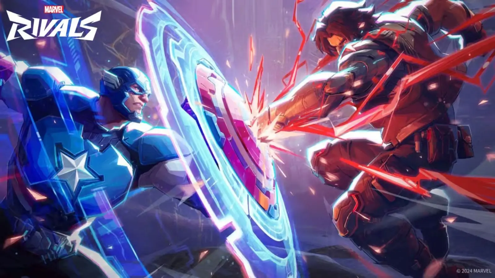 Captain America and Winter Soldier fighting in Marvel Rivals