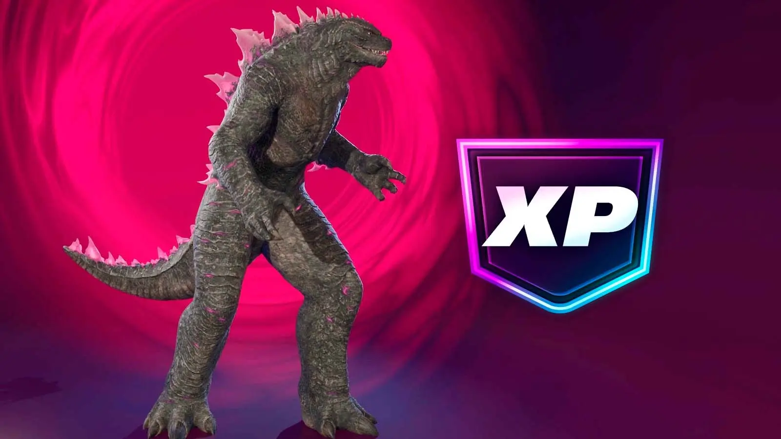 Godzilla earning EXP Fn