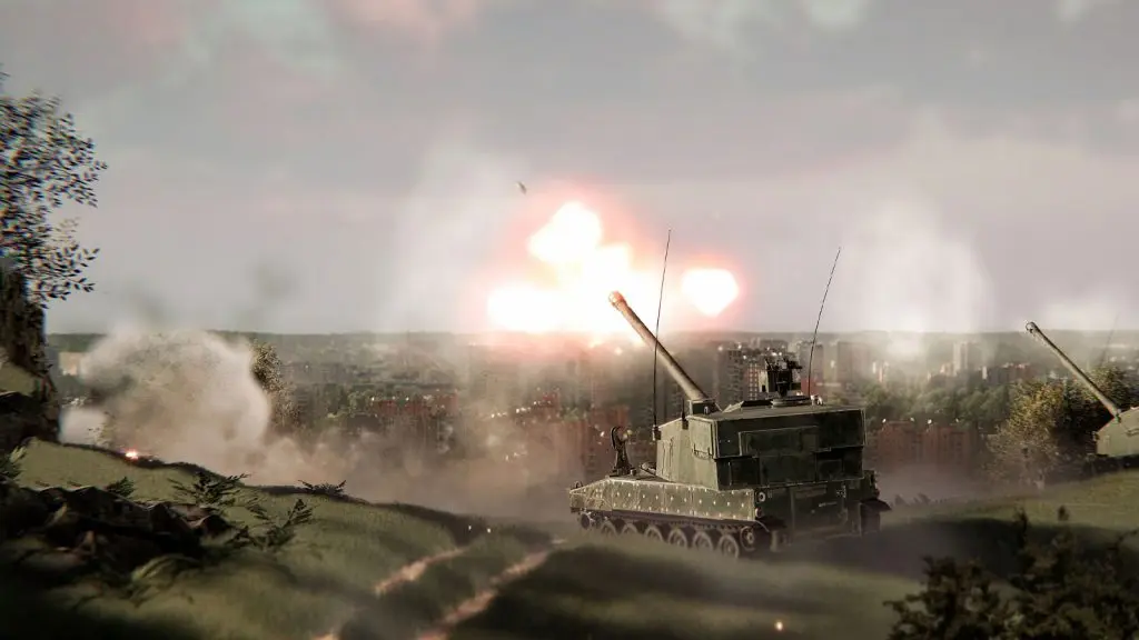 tanks firing in broken arrow