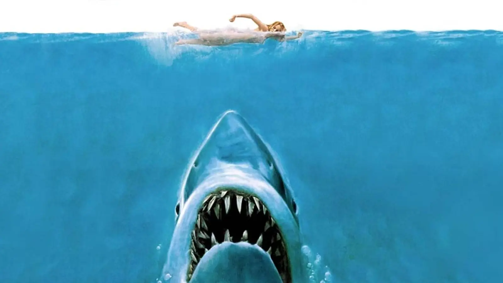 The iconic poster for Jaws.