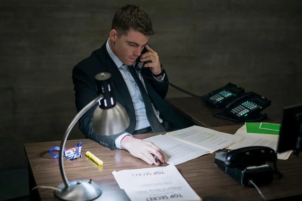 5 things to remember from The Night Agent Season 1: Gabriel Basso as Peter on the phone