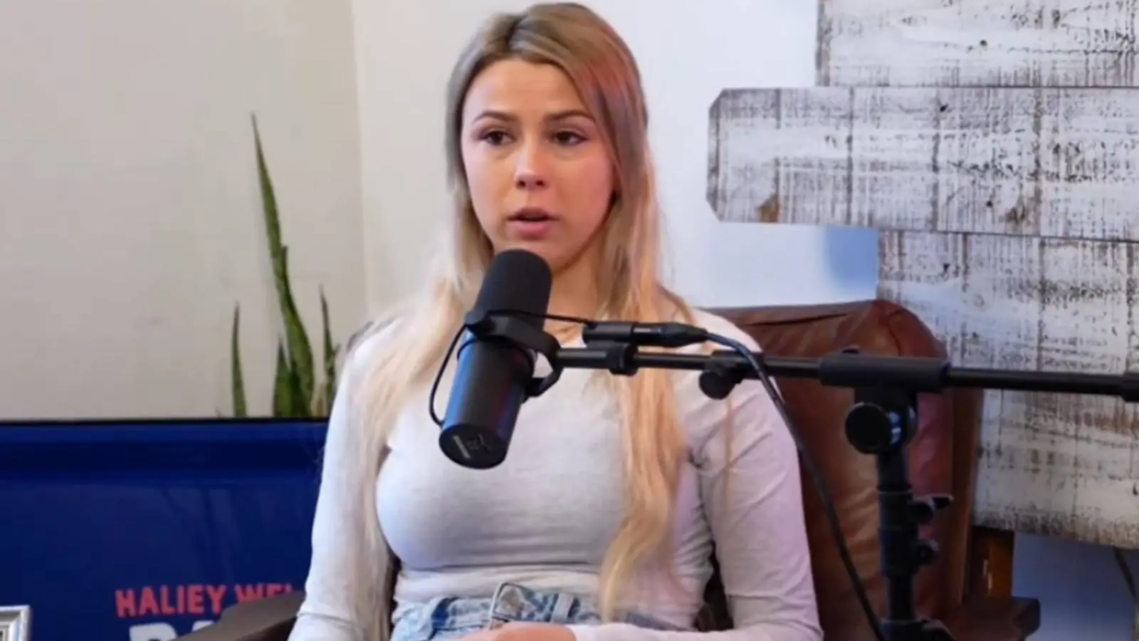 Haliey Welch on Talk Tuah podcast