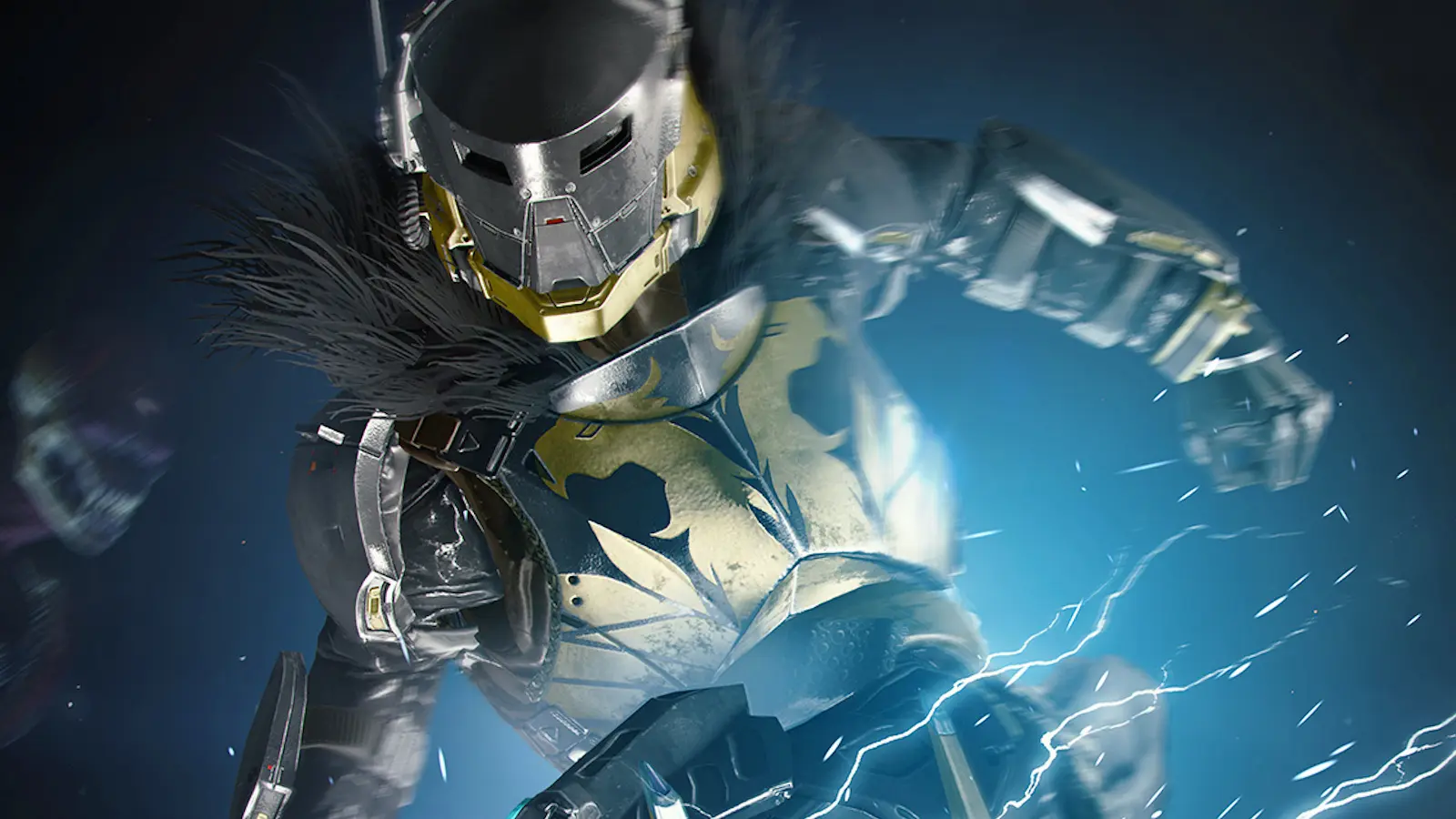 An Arc Titan using an ability in Destiny 2.