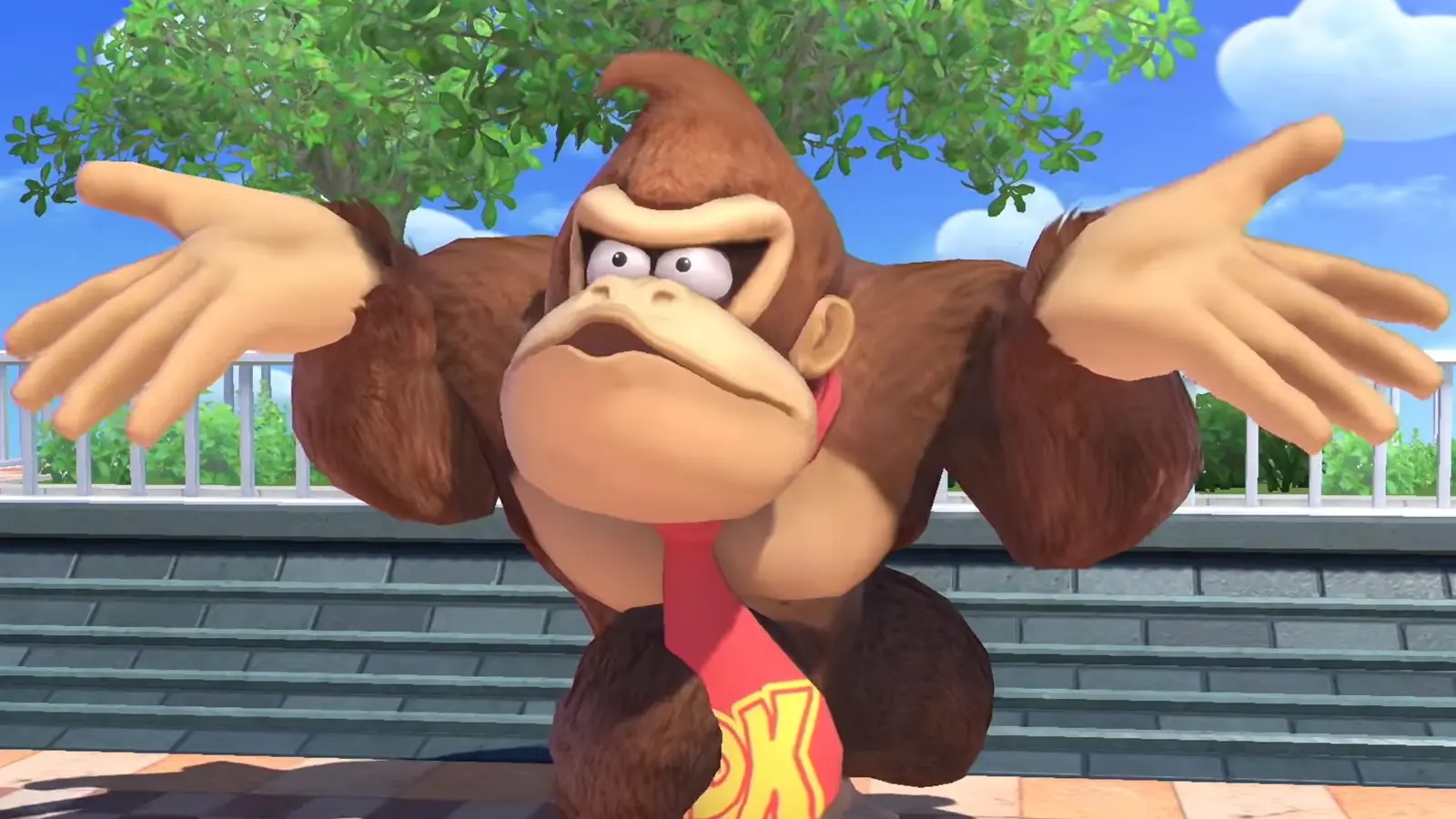 donkey kong confused in smash bros