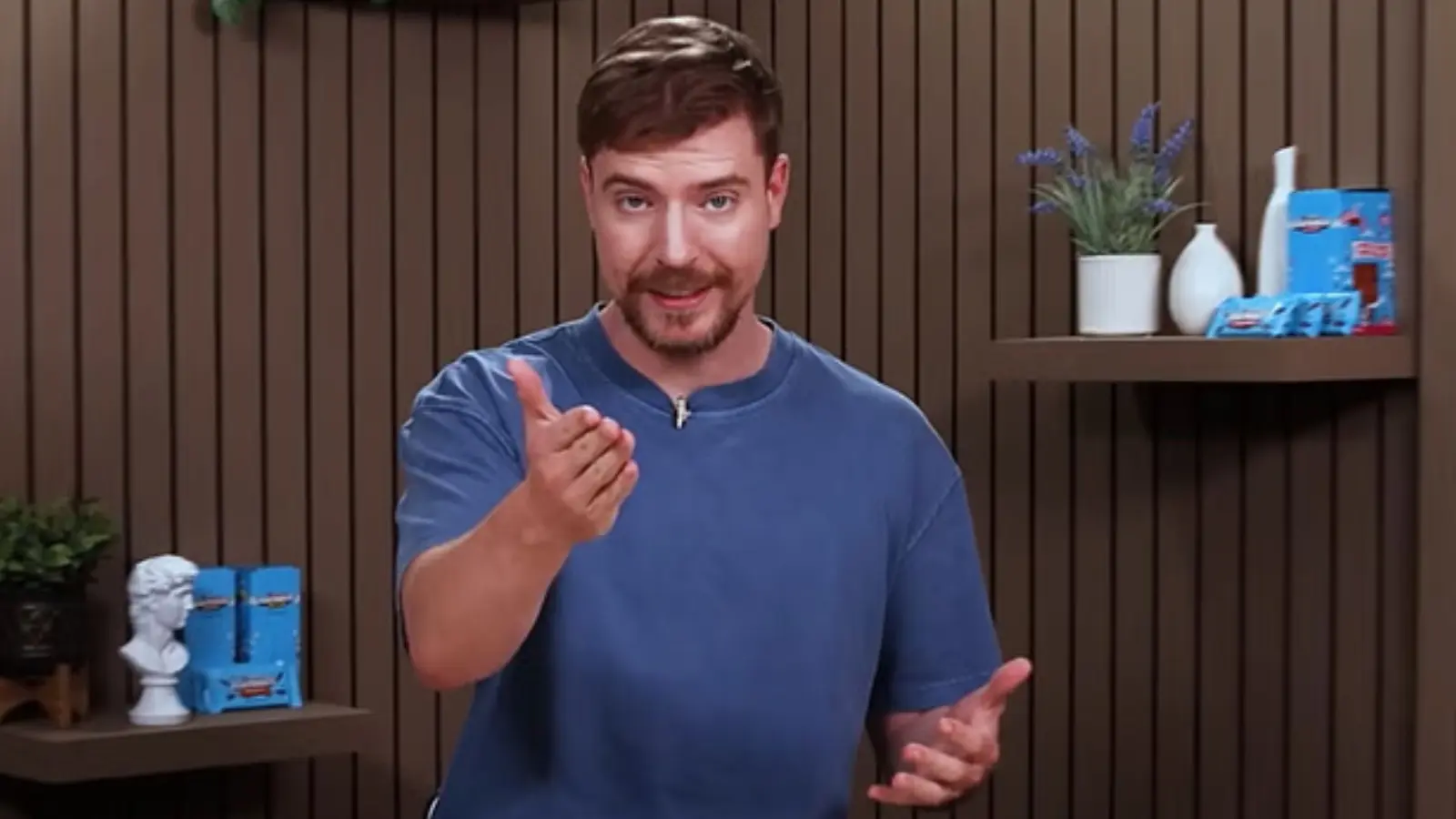 MrBeast on camera