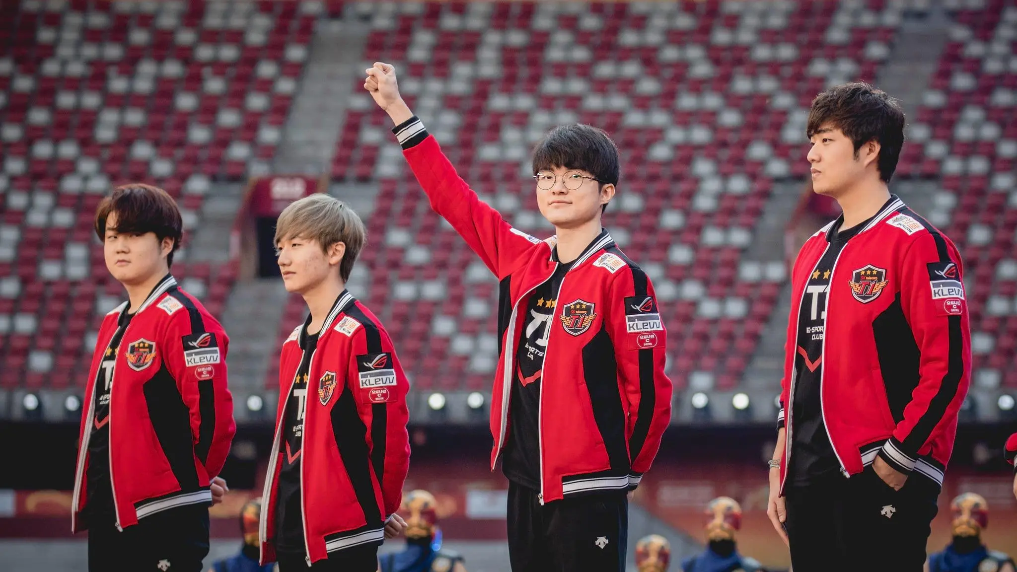 Faker with SKT at Worlds 2017