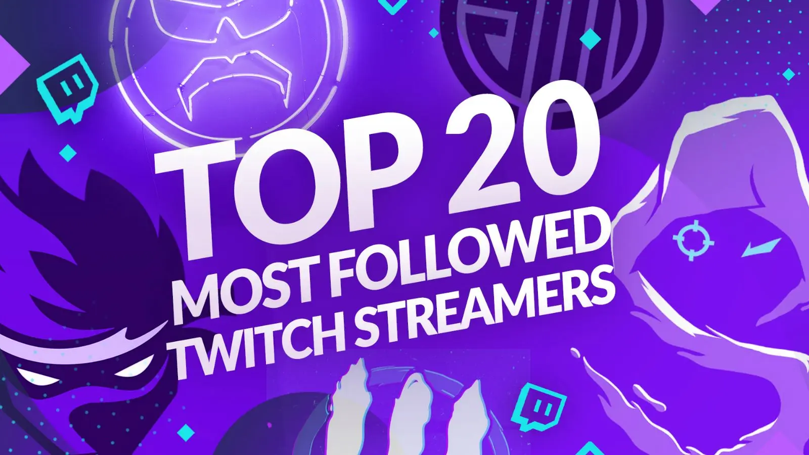 most followed twitch streamers graphic