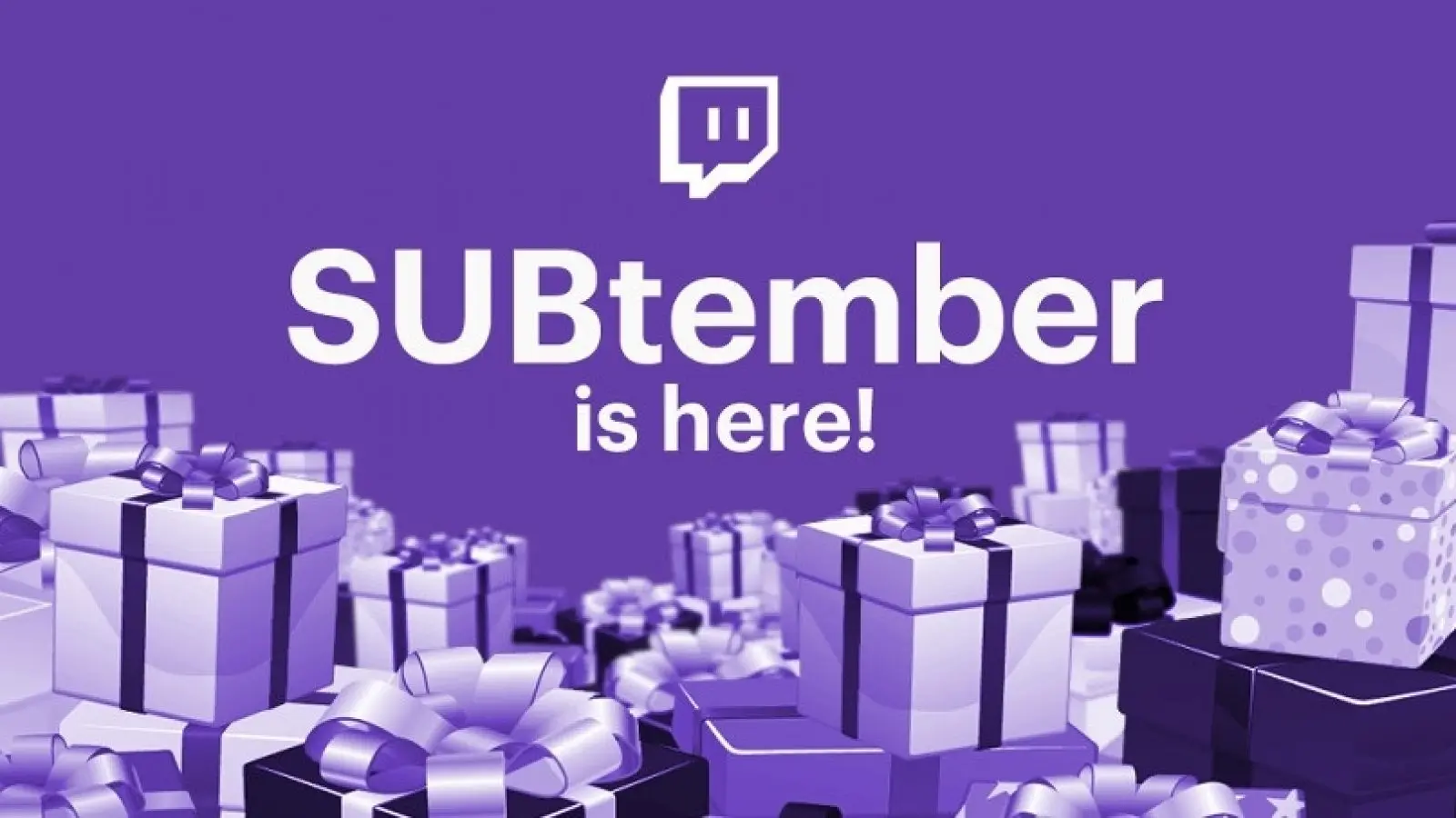 Twitch SUBtember advertisement.